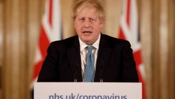 Johnson remains in charge of the government and in contact with ministers and officials.
