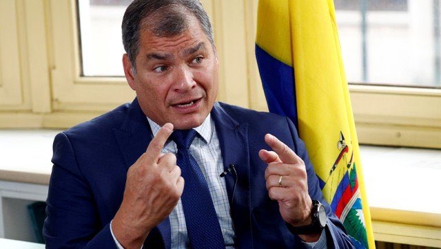 Ecuador's Former President Rafael Correa.