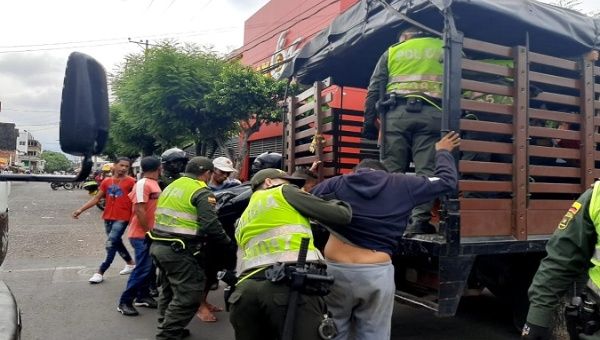 Cúcuta Police in migration control operation  
