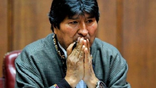 Bolivia's former President Evo Morales, 2019.