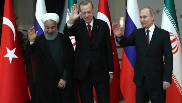 Presidents Vladimir Putin, Recep Tayyip Erdogan and Hassan Rohani Presidents Vladimir Putin, Recep Tayyip Erdogan and Hassan Rohani 