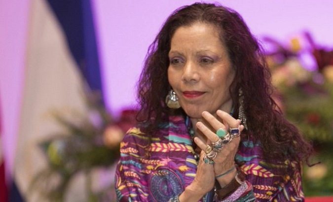 Nicaragua’s vice president, Rosario Murillo, April 2020.