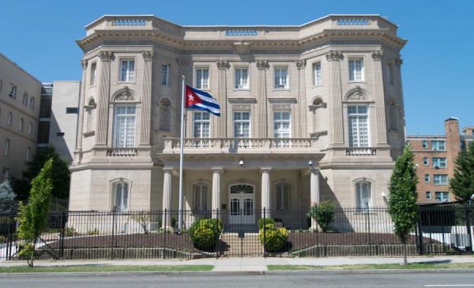 The Cuban Embassy in the United States.