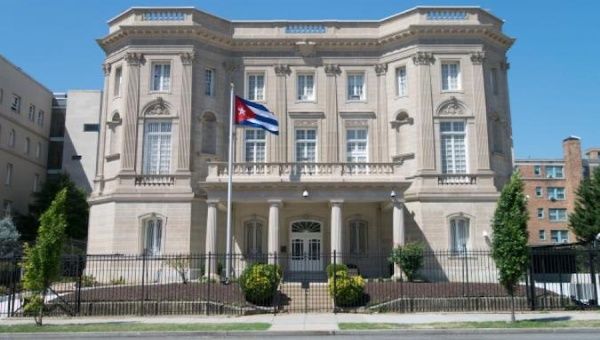 The Cuban Embassy in the United States.