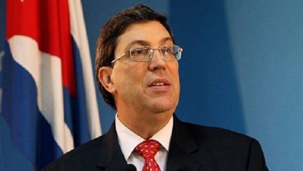 Cuba's Foreign Affairs Minister Bruno Rodriguez rejected Sunday the foiled terrorist attack against Venezuela.