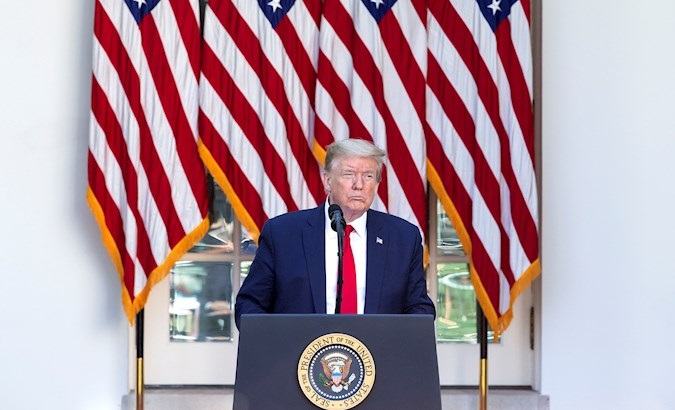 President Donald Trump at the White House in Washington, DC, USA, May 7, 2020.