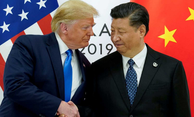 U.S. President, Donald Trump (left)  with China President, Xi Jinping.