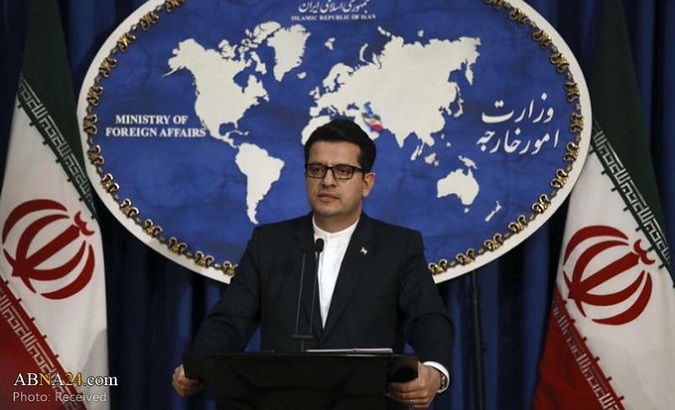 Foreign Affairs Ministry spokesman Seyyed Abbas Mousavi, Teran, Iran, 2020.