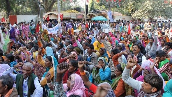 Grassroots movements in protest for environmental rights, India.