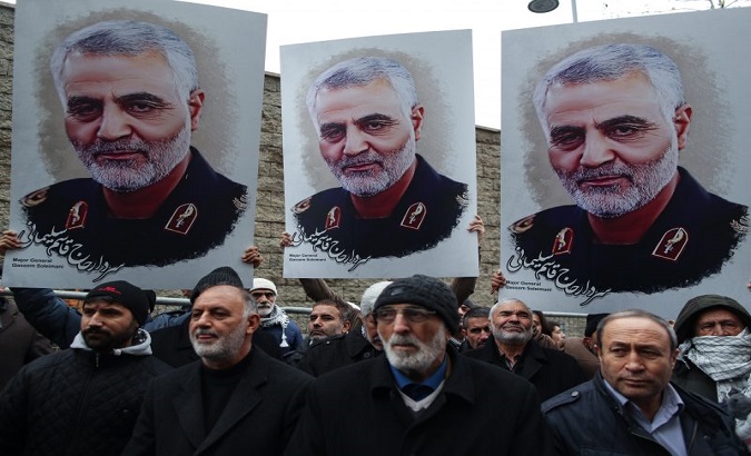 Soleimani was killed during a missile attack on January 3 in Baghdad, Iraq's capital