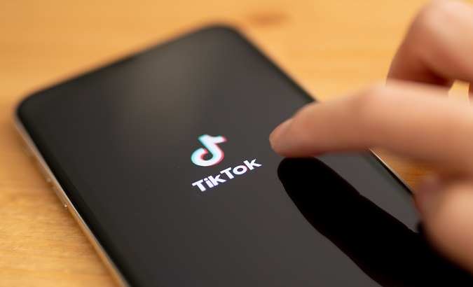 Close-up shows the video-sharing application TikTok, Berlin, Germany, July 7, 2020.