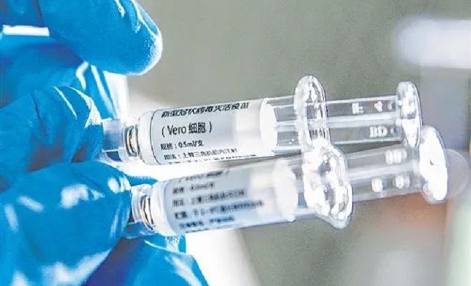 Exhibition of the recombinant adenovirus vaccine named Ad5nCoV, China, August, 2020.