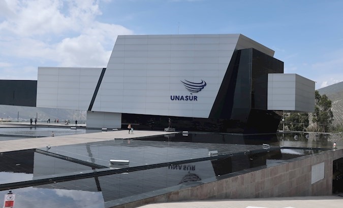 Unasur's former headquarters in Quito, Ecuador, March 14, 2019.