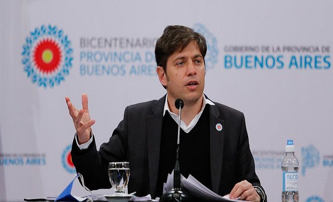 Gobernor Axel Kicillof, Buenos Aires, Argentina, Sept.10, 2020.