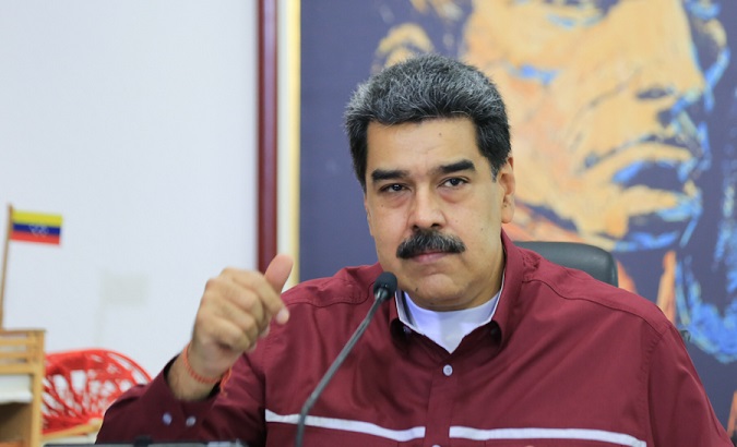 President Nicolas Maduro, Caracas, Venezuela, Sept. 22, 2020.