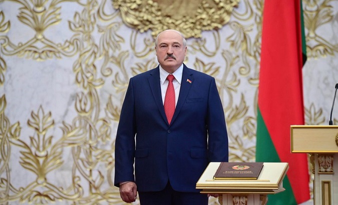 President Alexander Lukashenko in Minsk, Belarus, Sept. 2020.