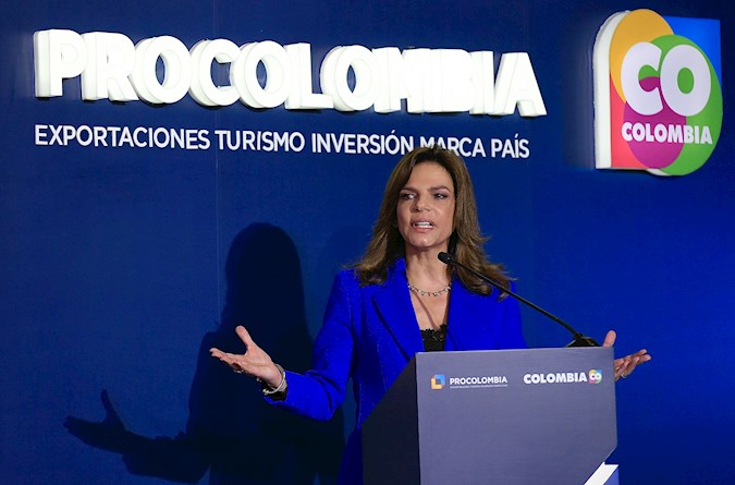 Despite ongoing violence and insecurity, ProColombia President Flavia Santoro announced that Colombia and multiple of its major cities had been nominated for the World Travel Awards. Bogota, Colombia. October 7, 2020.