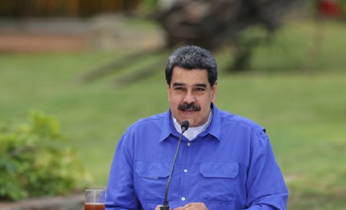 President Nicolas Maduro, Caracas, Venezuela, Oct. 14, 2020.