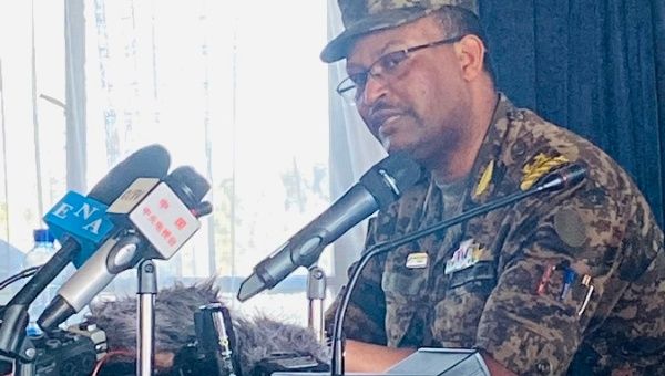 Brigadier Gen. Bulti Tadesse from the Ethiopian National Defense Force (ENDF) confirms the latest strikes on Monday.