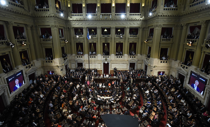 Congress debates contribution of millionaires to the crisis, Buenos Aires, Argentina, Nov. 17, 2020
