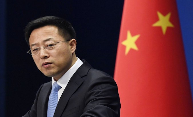 Chinese Foreign Affairs Ministry spokesman Zhao Lijian, Beijing, China.