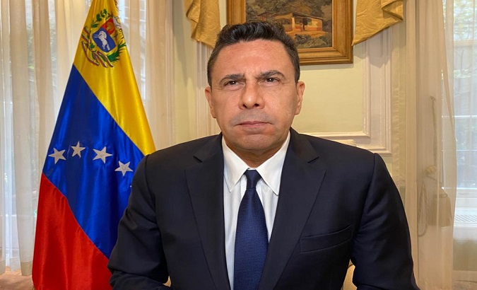 Venezuela's Ambassador Samuel Moncada, Nov. 25, 2020.