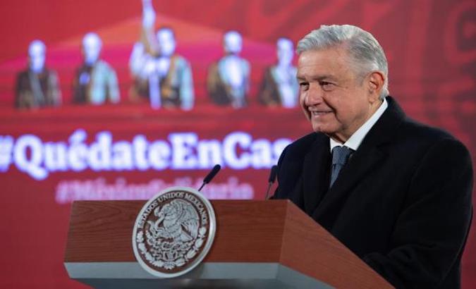 President Andres Manuel Lopez Obrador, Mexico City, Dec. 31, 2020.