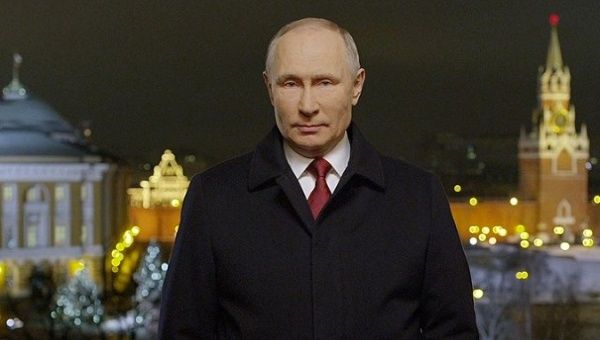 President Vladimir Putin, Moscow, Russia, Dec. 31, 2020.