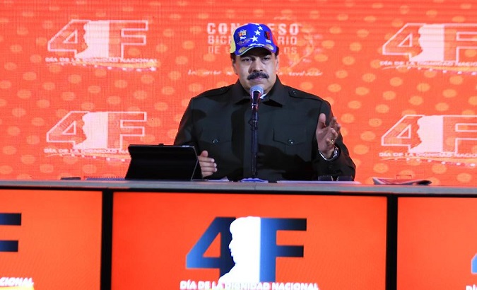 Presidente Nicolas Maduro at Cuartel de la Montaña, Caracas, Venezuela, Feb 4, 2021.