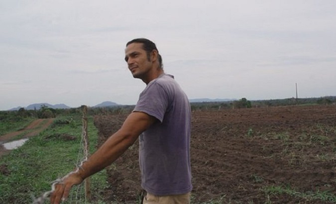 Agricultural worker Fernando Araujo dos Santos, Brazil.