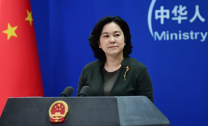 Foreign Ministry spokeswoman Hua Chunying said that the U.S. has 