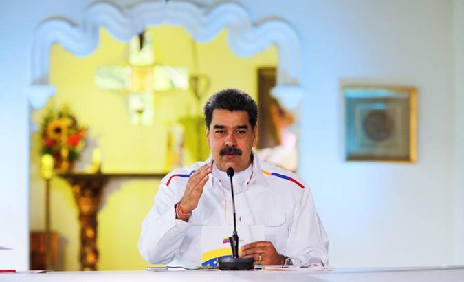 President Nicolas Maduro, Caracas, Venezuela, March 28, 2021.