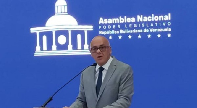 The president of the National Assembly Jorge Rodríguez denounced the theft of Venezuelan foreign assets in international banks by the opposition led by Juan Guaido.