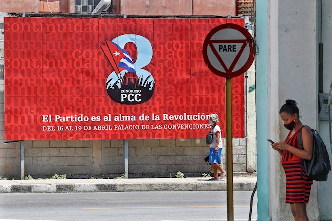 Billboard in Havana, Cuba
