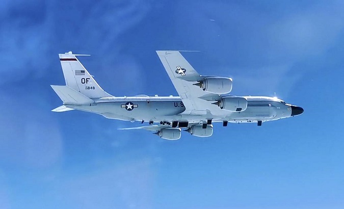 US RC-135 reconnaissance aircraft, April 16, 2021.