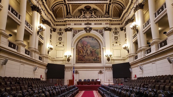 Chile's Congress headquarters, where will take place the drafting of  the new constitution.