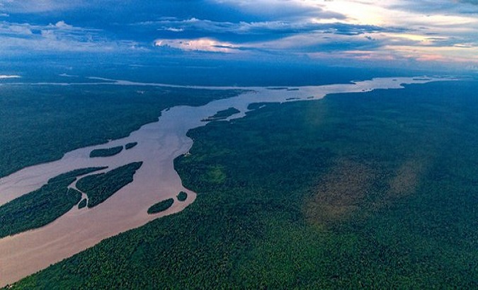 A view of the Essequibo river.