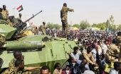 Sudanese military and civilians, April, 2023.