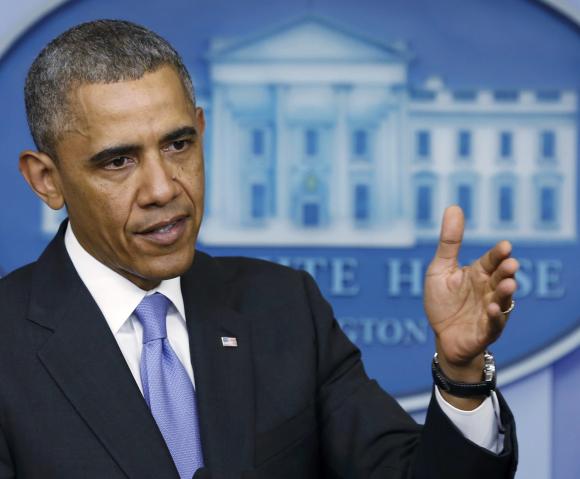 President Barack Obama speaking at the White House (Photo: Reuters).