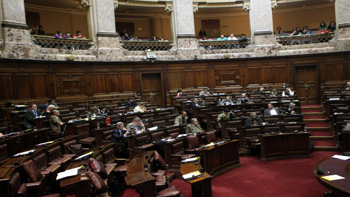 The Uruguayan Congress, during a vote earlier this year. (Foto: EFE)