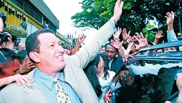 Hugo Chavez elected president of Venezuela on December 6, 1998. (Photo: Archive)