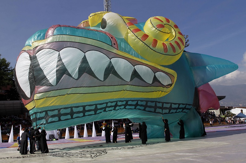 A Quetzalcoatl balloon 