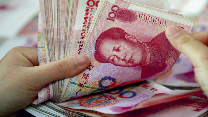 The Chinese currency, the Yuan