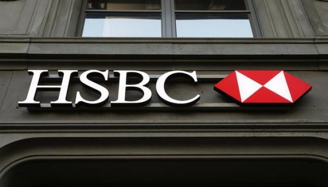 HSBC logo in Zurich