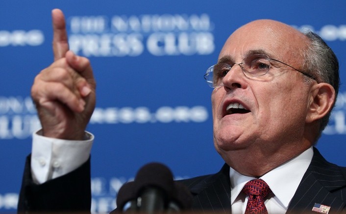 Former New York City Mayor Rudy Giuliani