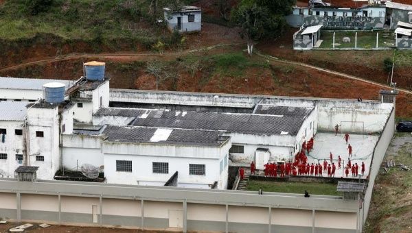 An overview of the Arisvaldo de Campos Pires maximum security penitentiary. 