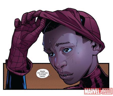 Miles Morales is the first black character to portray Spider-Man, the second Latino.