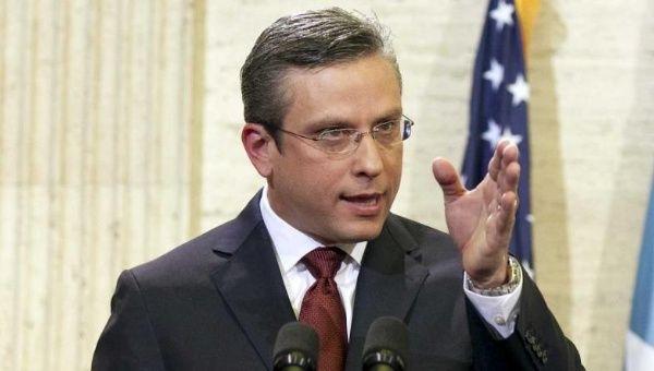 Puerto Rico's governor, Alejandro Garcia Padilla.