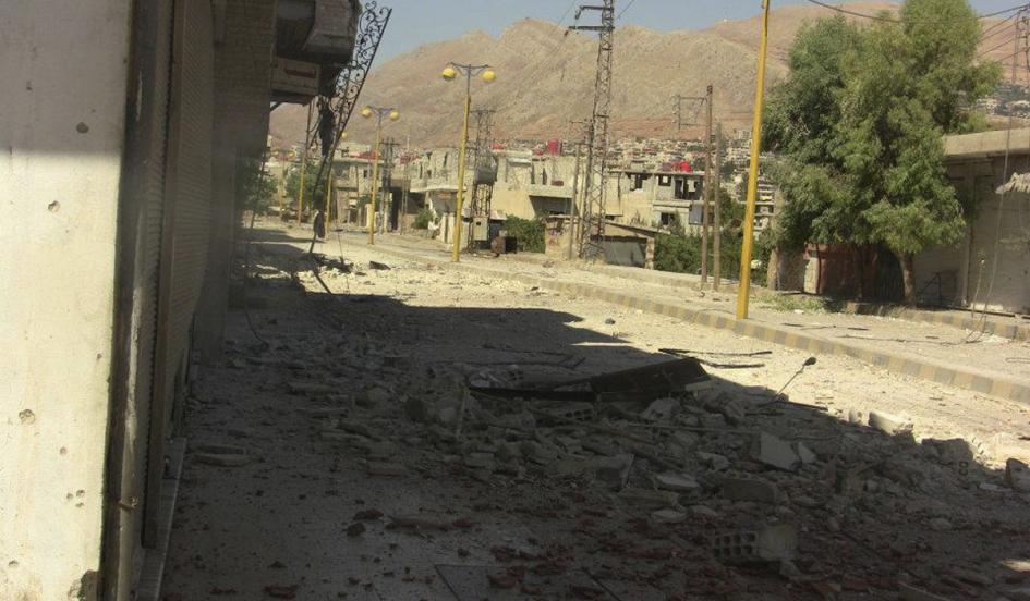 A general view of Zabadani July 22, 2012.