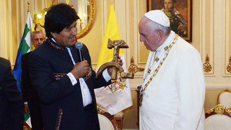Pope Francis arrived in Bolivia on Wednesday, after a successful three-day visit to Ecuador.